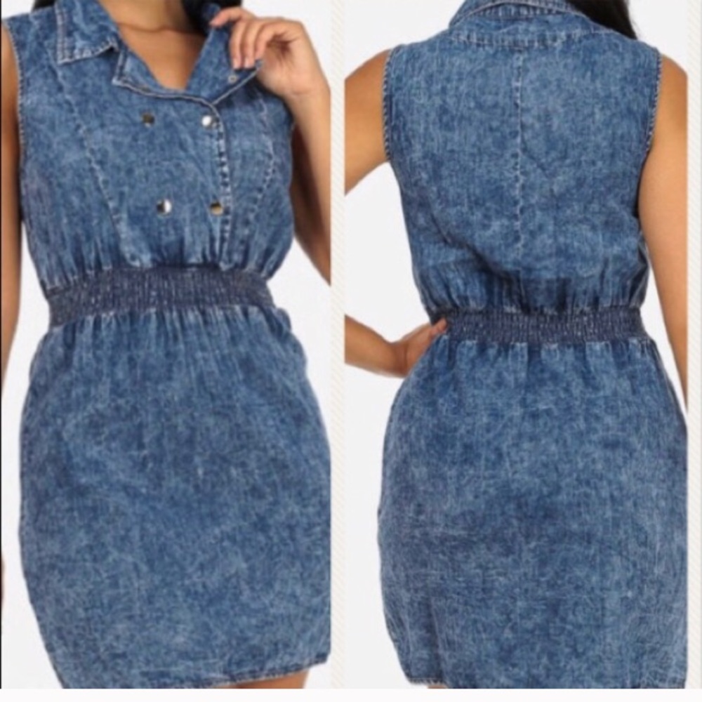 Double Breasted Bodice Dress NWT